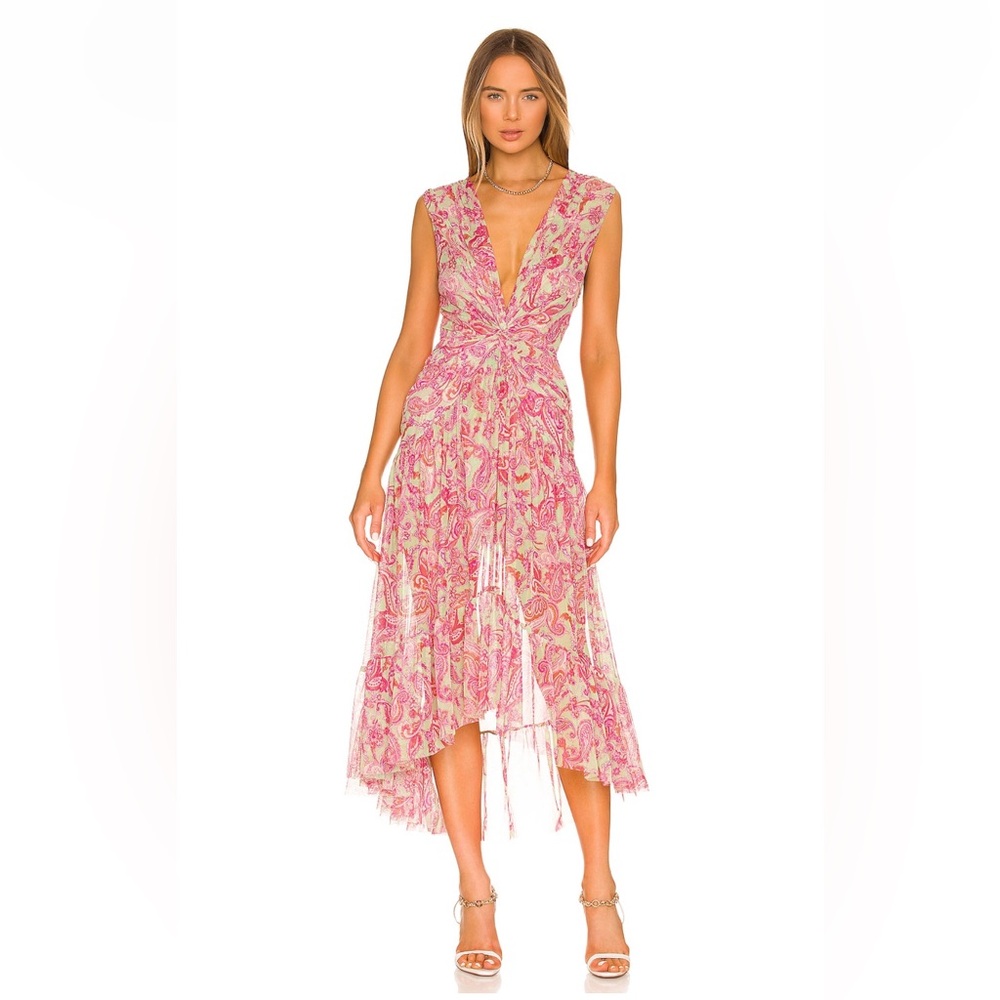 MISA Ava dress in vintage paisley